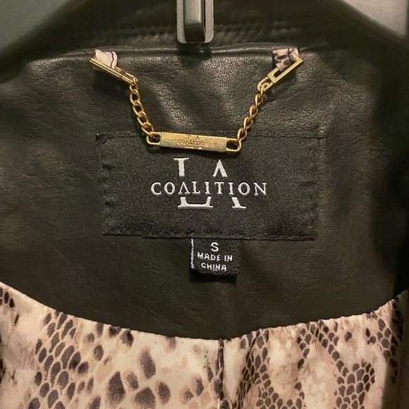 Vegan Leather Moto Jacket - Picture 4 of 4